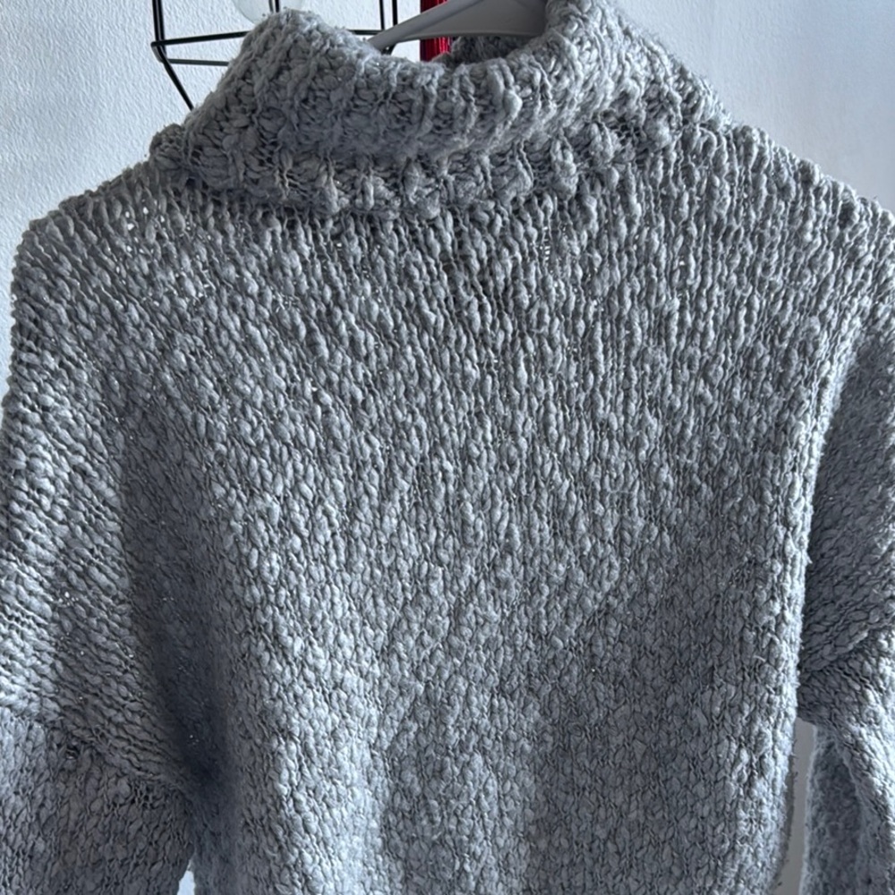 Cozy Gray Knit Sweater